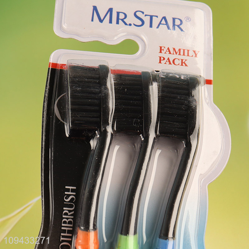 Good Sale Deep Cleaning Charcoal Toothbrush Set