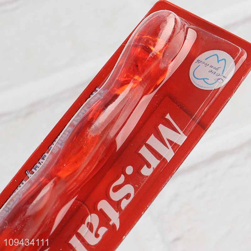 Best Quality Single Pack Assorted Colors Toothbrush