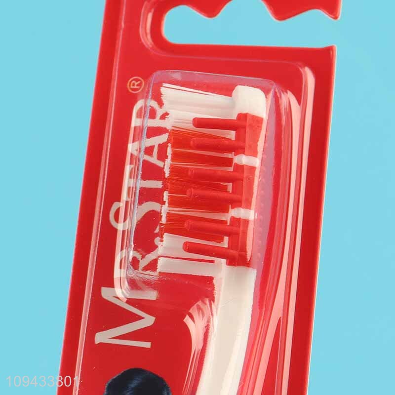 Wholesale Multi-Color Bristles Premium Toothbrush