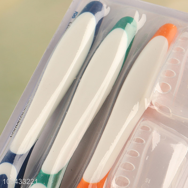 Cost-Effective 3 Pieces Teeth Cleaner Toothbrush Set