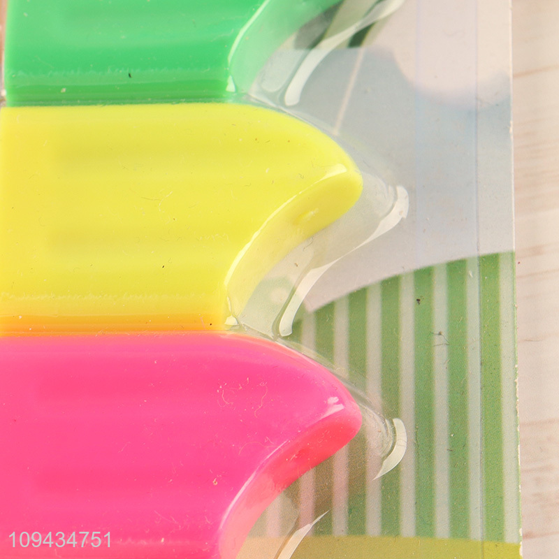 China wholesale popsicle shape 4pcs highlighter pen set