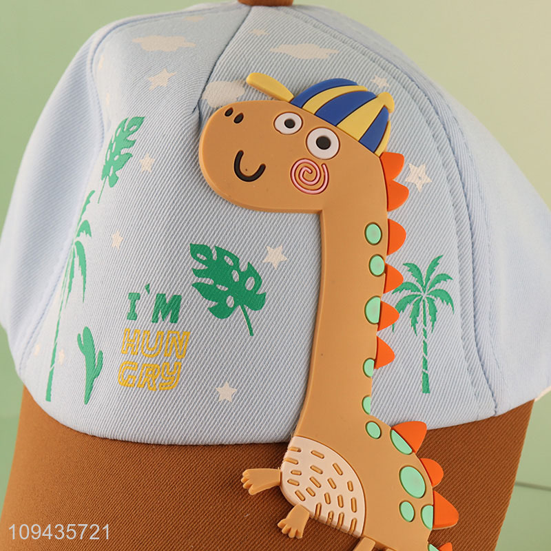 Low price cartoon children baseball cap peaked hat
