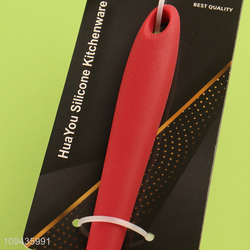 China supplier multicolor silicone kitchen utensil cooking spatula
