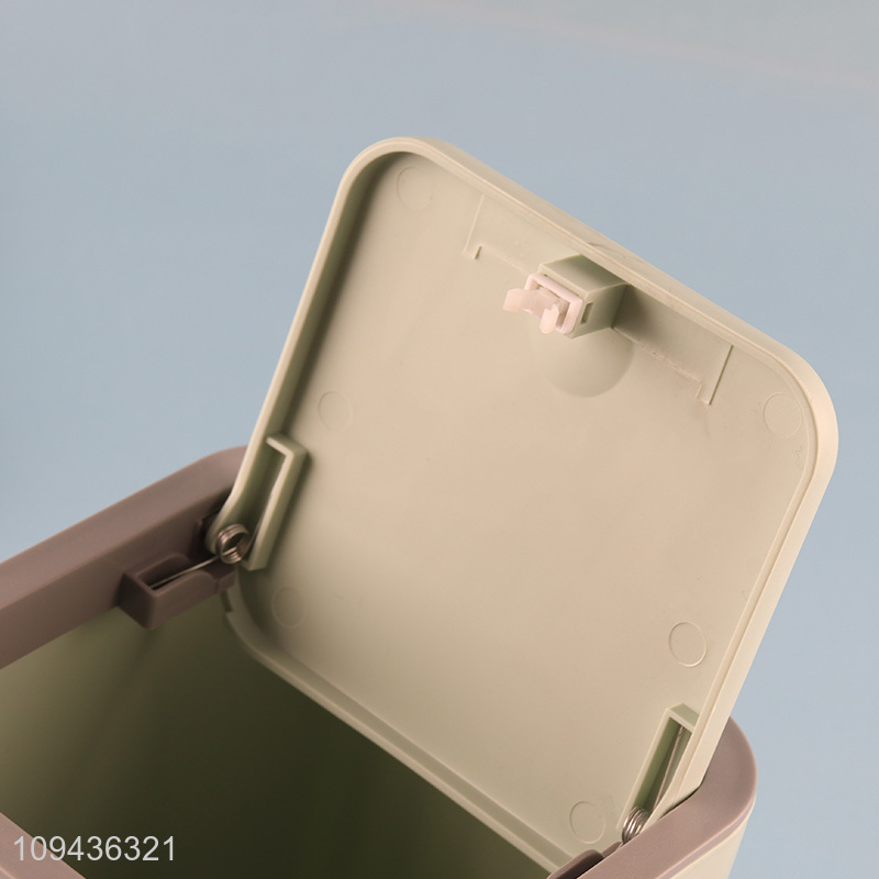 Hot selling flip trash can waste bin for household