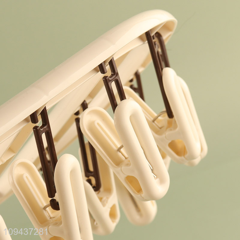 High Quality 20 Clips Folding Hanger Household Hanger