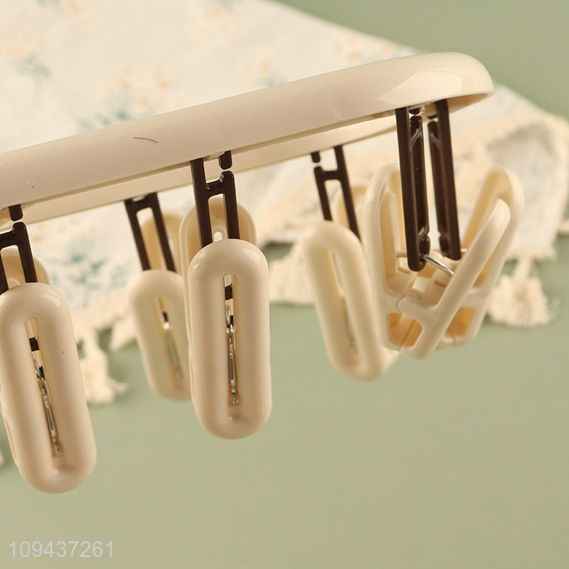 Good  Quality Multi-Clip Plastic Clothes Hanger
