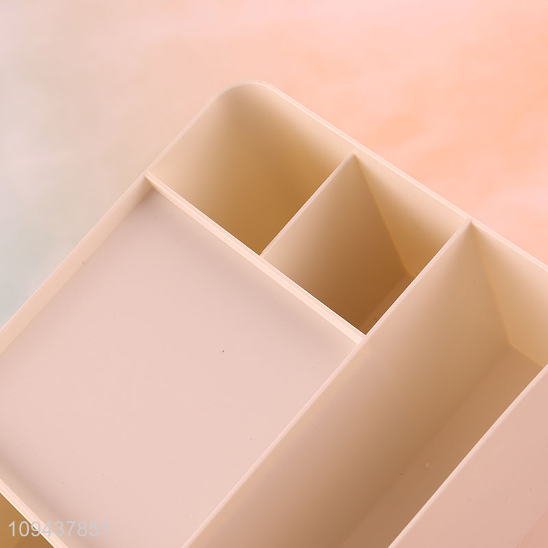Multi-Compartment Desktop Storage Box With Drawers