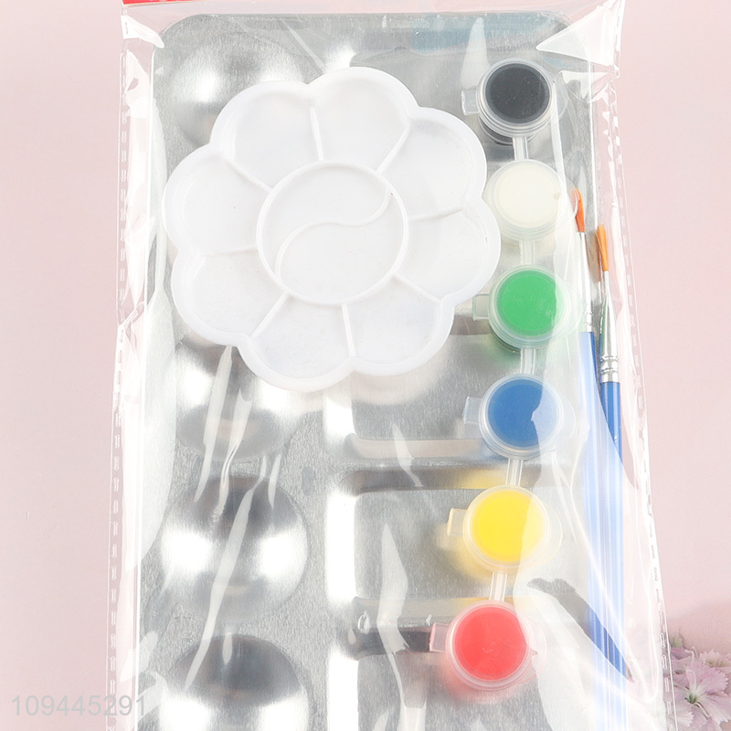 Top sale art paint palette painting brushes set
