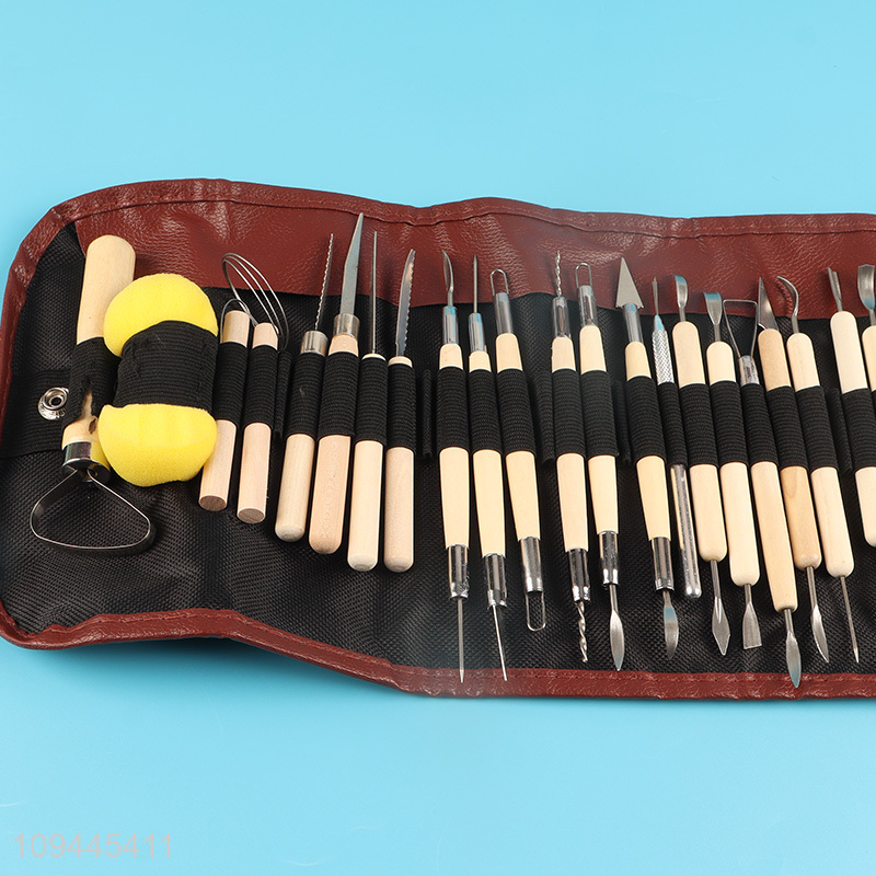 Best selling pottery tool kit for clay sculpting