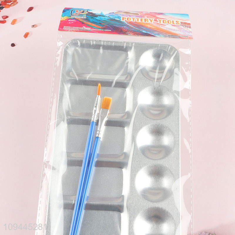 Top quality art tool paint palette painting brushes set
