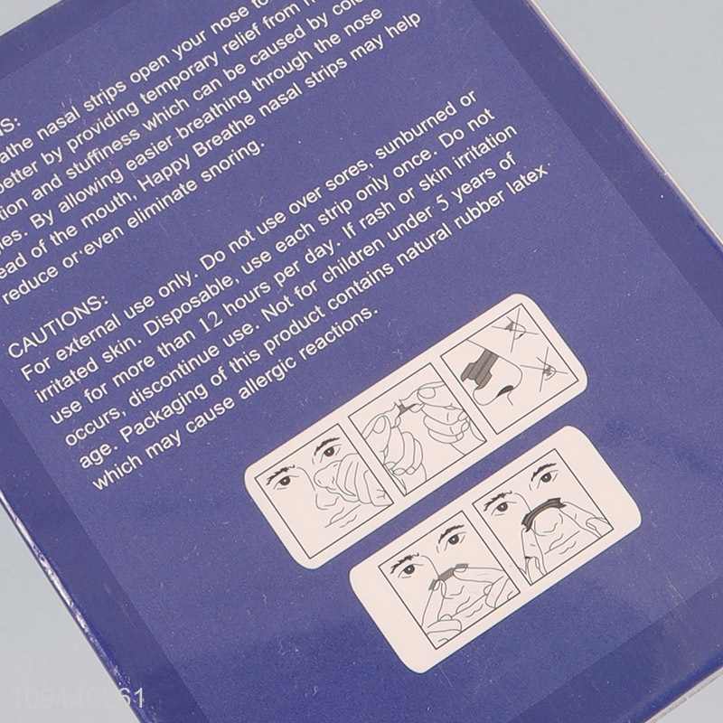 Top selling drug free nasal strips for daily use