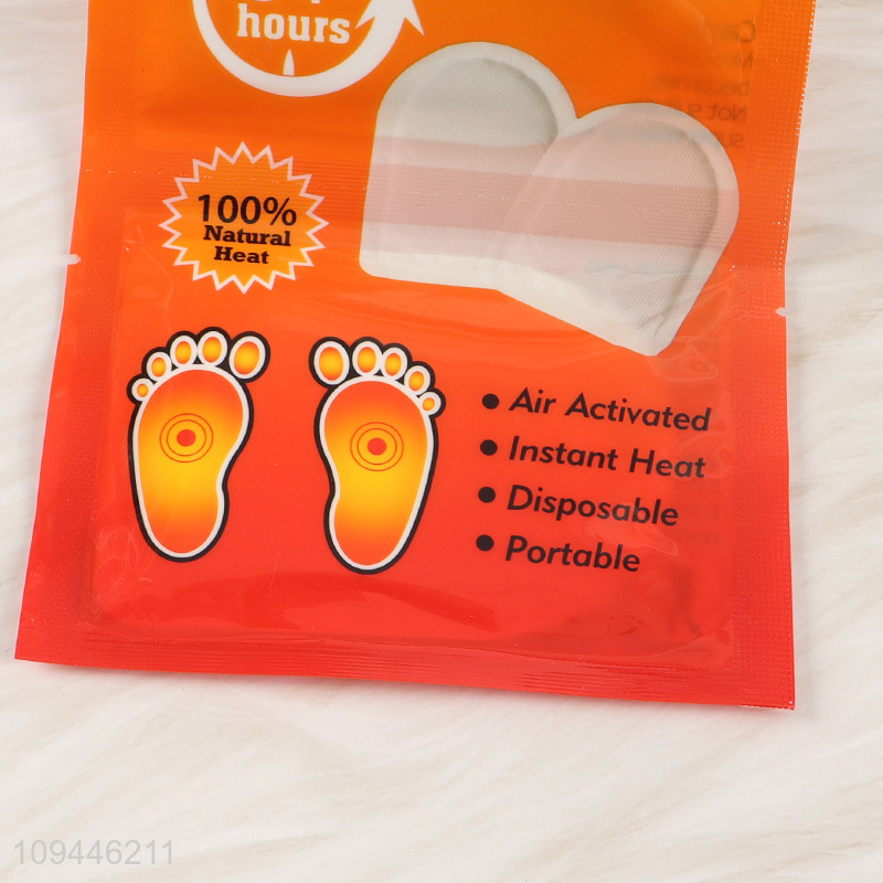 China factory u-shaped warm foot patch 2 pieces