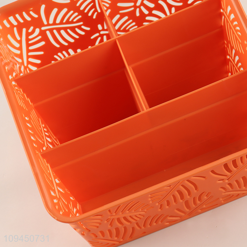 Top sale desktop organizer plastic storage basket