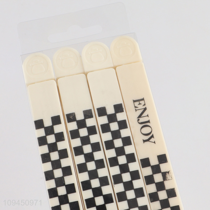 Latest products 4pcs kitchen snack bag sealing clips