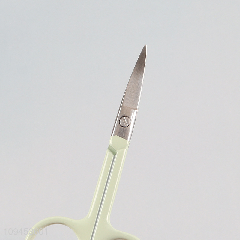 Top sale durable stainless steel eyebrow scissors wholesale