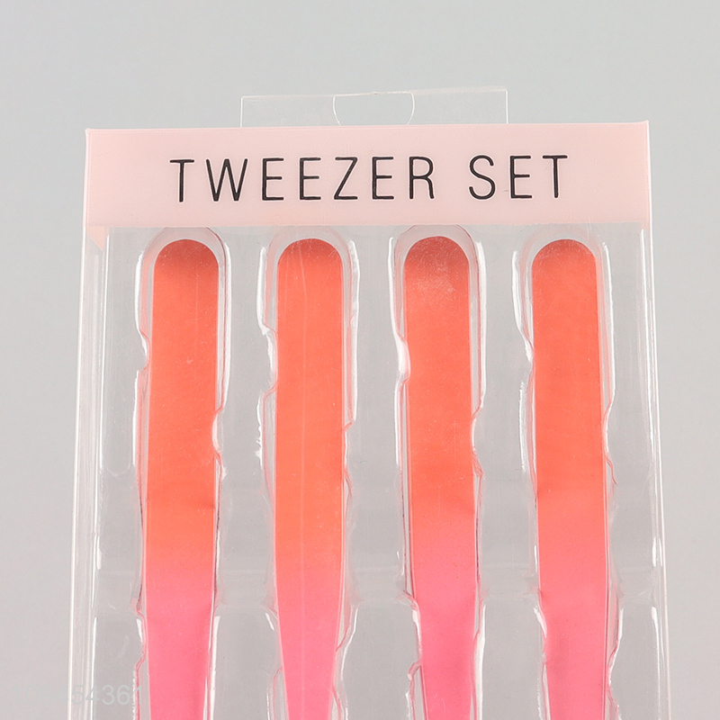 Good quality 4pcs eyebrow clips eyelash clips set