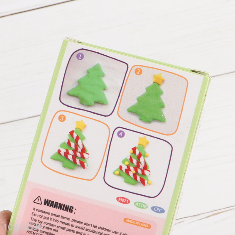 Yiwu market xmas tree super clay toys for kids