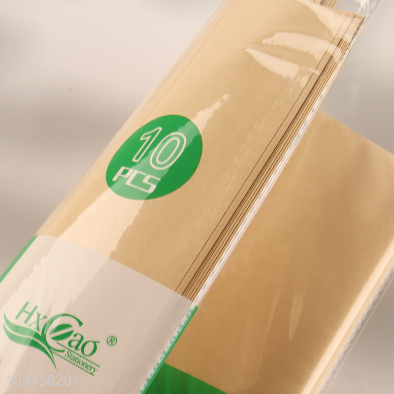 New arrival 10pcs brown paper cover book cover