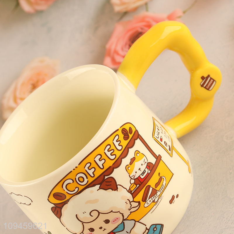 New arrival cartoon ceramic water cup drinking cup