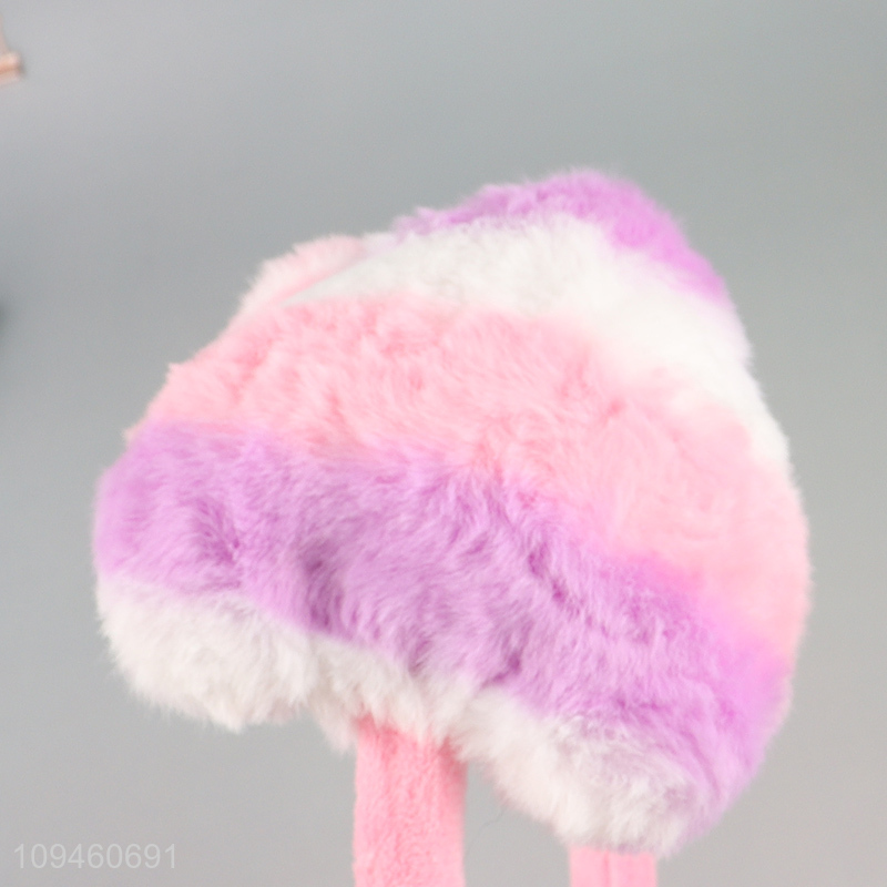 Good quality heart shape earmuffs ear warmers for winter
