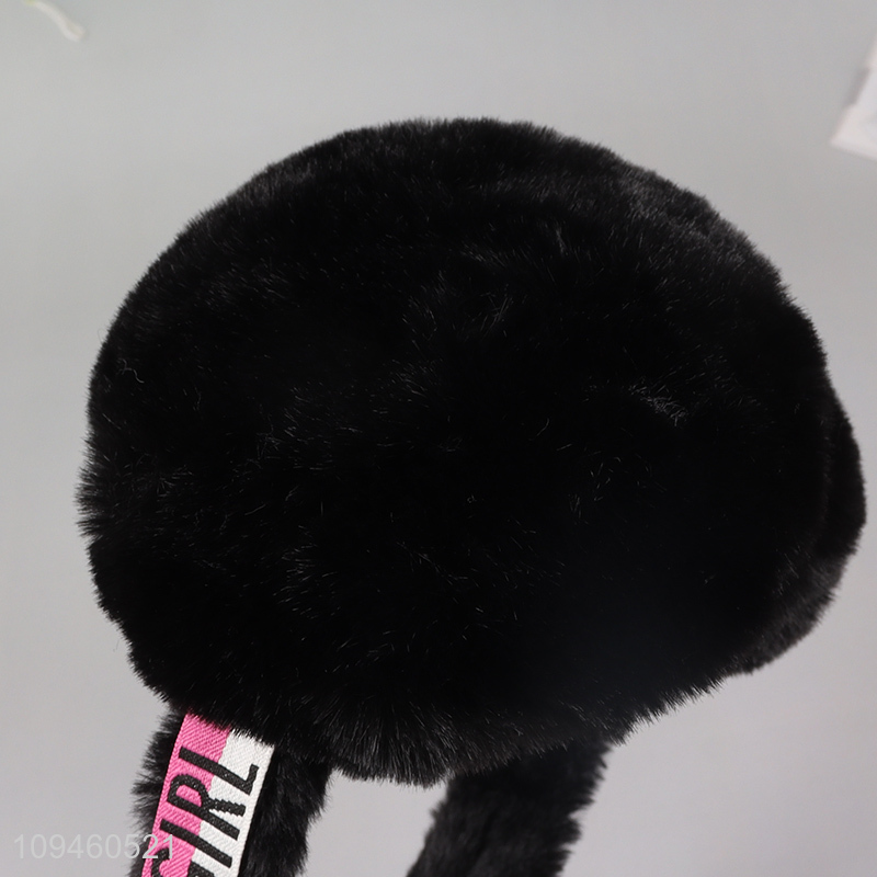 Hot selling winter black earmuffs ear warmers