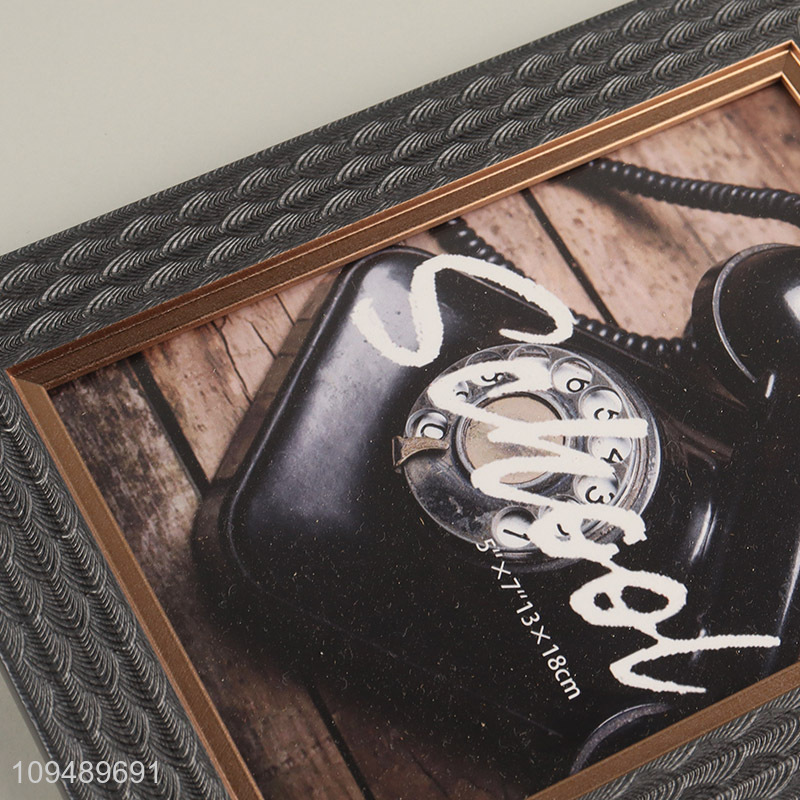 Low price rectangle home decor photo frame picture frame