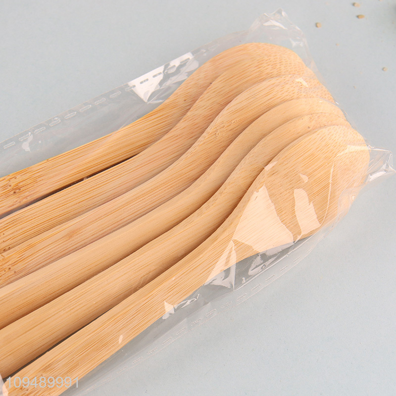 Hot selling home 6pcs bamboo cutlery spoon set