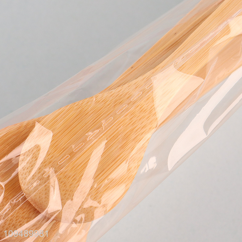 China products 6pcs bamboo cutlery spoon set