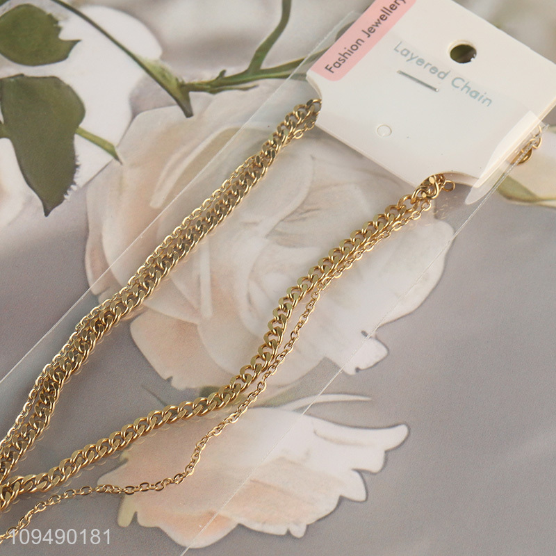 Factory price fashion accessories girls necklace