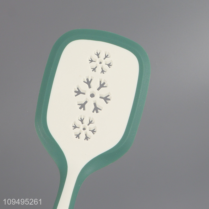 Low price silicone slotted turner for kitchen