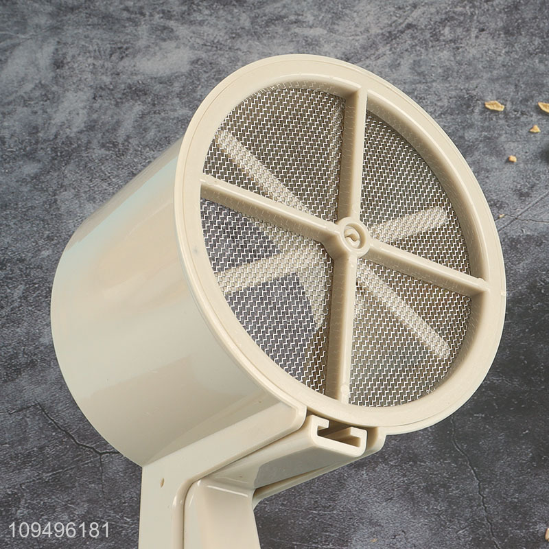 New arrival handheld semi-automatic flour sifter