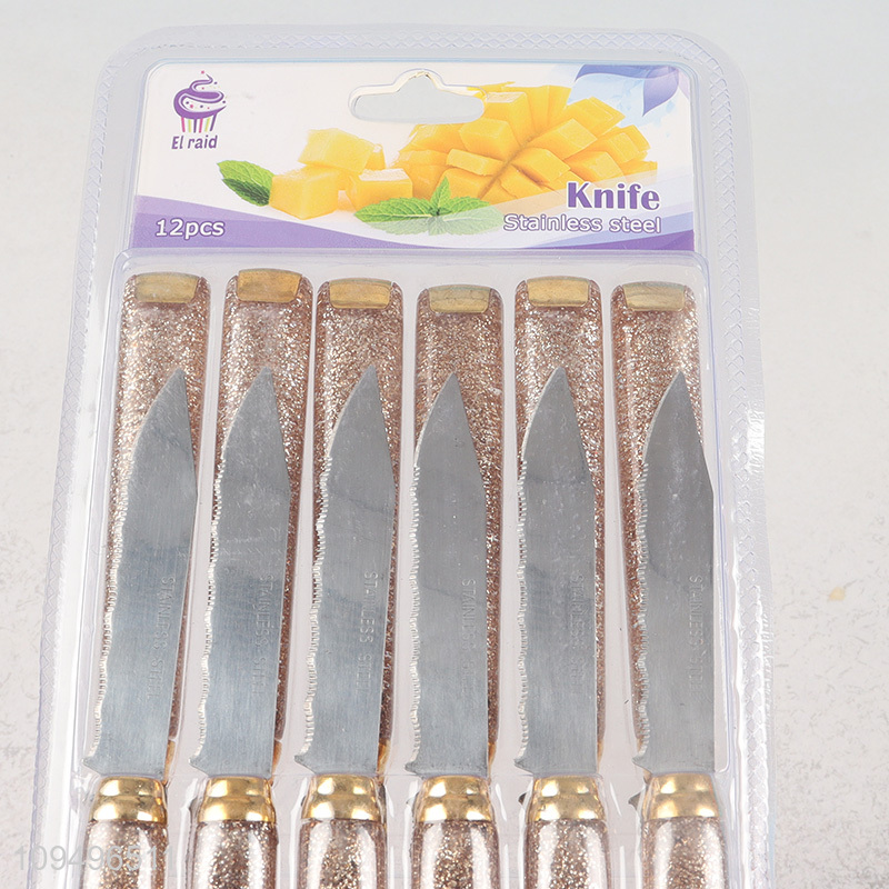 Hot products 12pcs multi-purpose dinner knife set