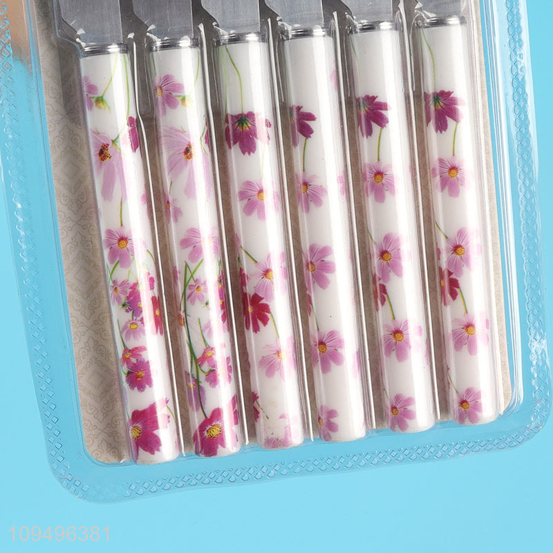 New product 6pcsfruits knife dining knife set
