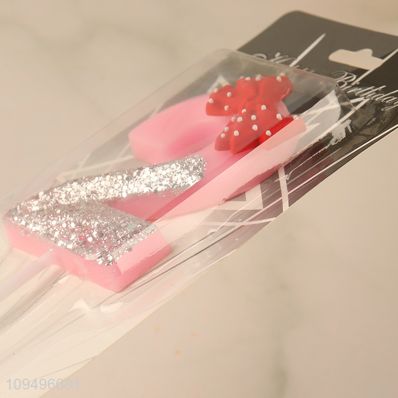 Hot selling birthday candle number candle for deceor