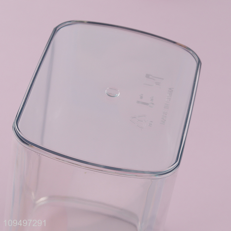 China products 2pcs clear sealed storage jar set
