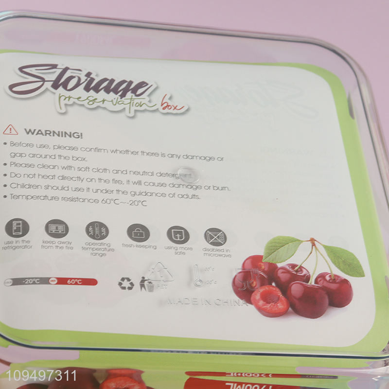 Top products food container preservation box with lid
