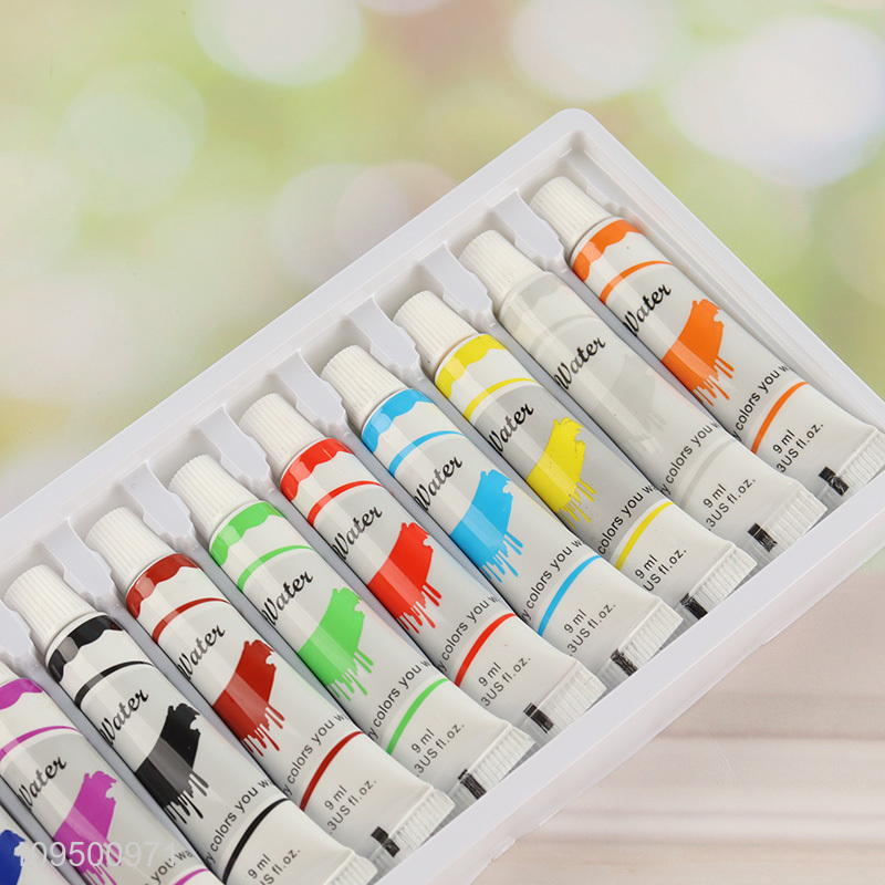Wholesale 12 colors watercolor paint set