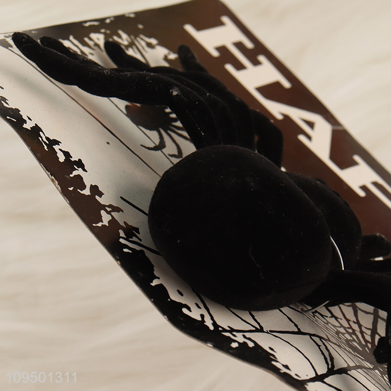 Hot selling Halloween decoration black spider
