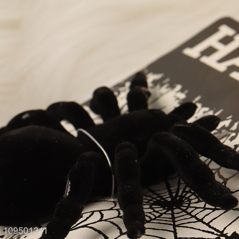 Hot selling Halloween decoration black spider