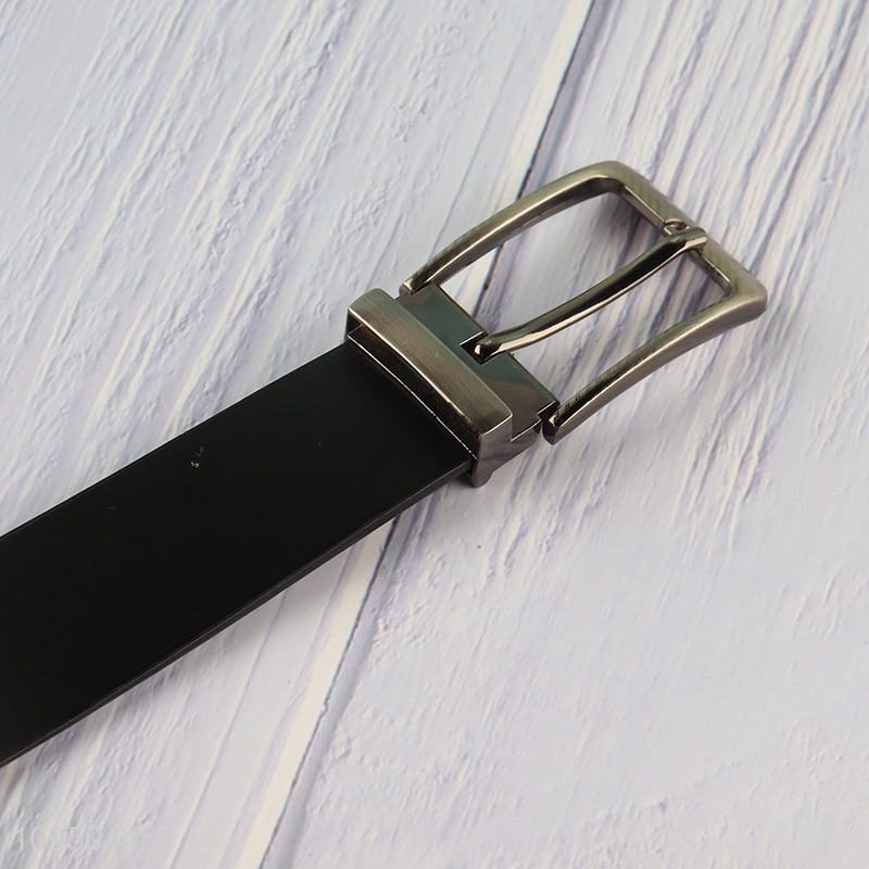 Factory price adjustable leather buckle belt waist belt