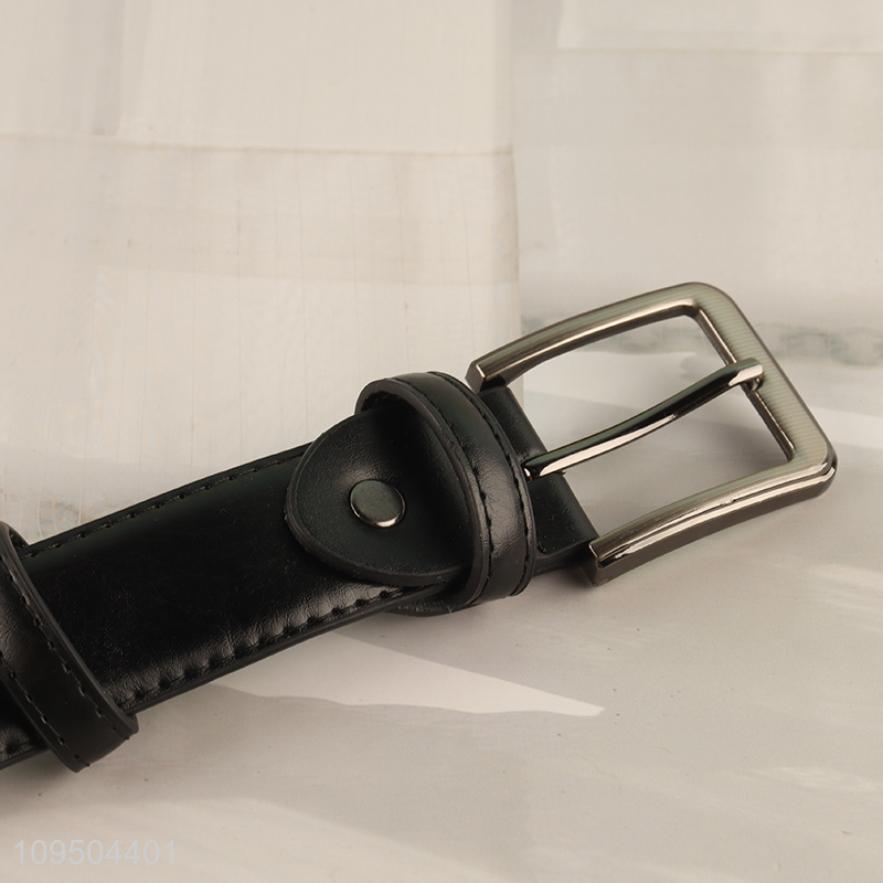 Top sale men leather buckle belt wholesale