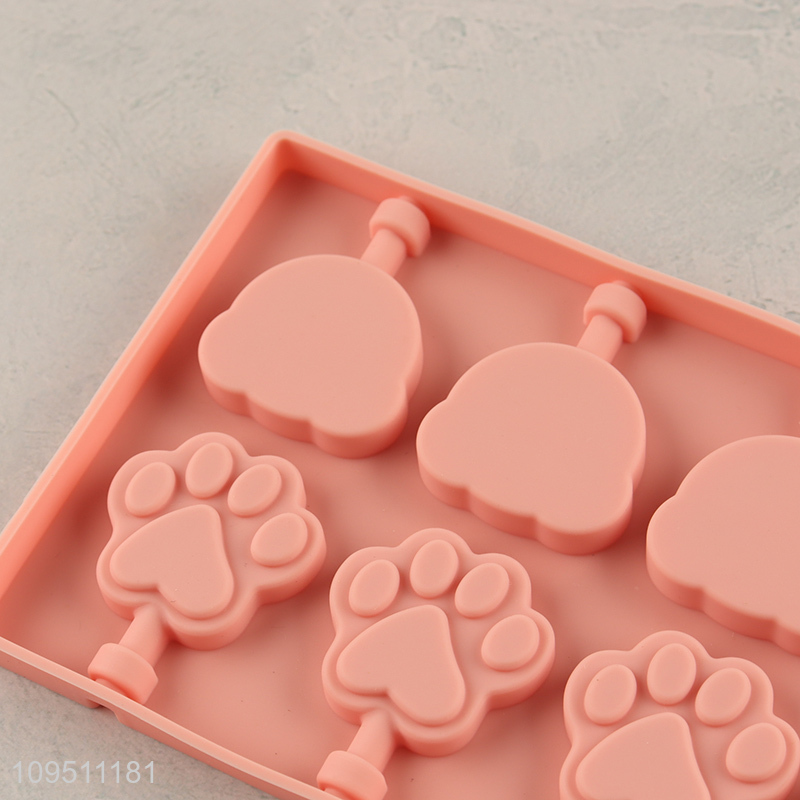 New arrival reusable silicone lollipop mold