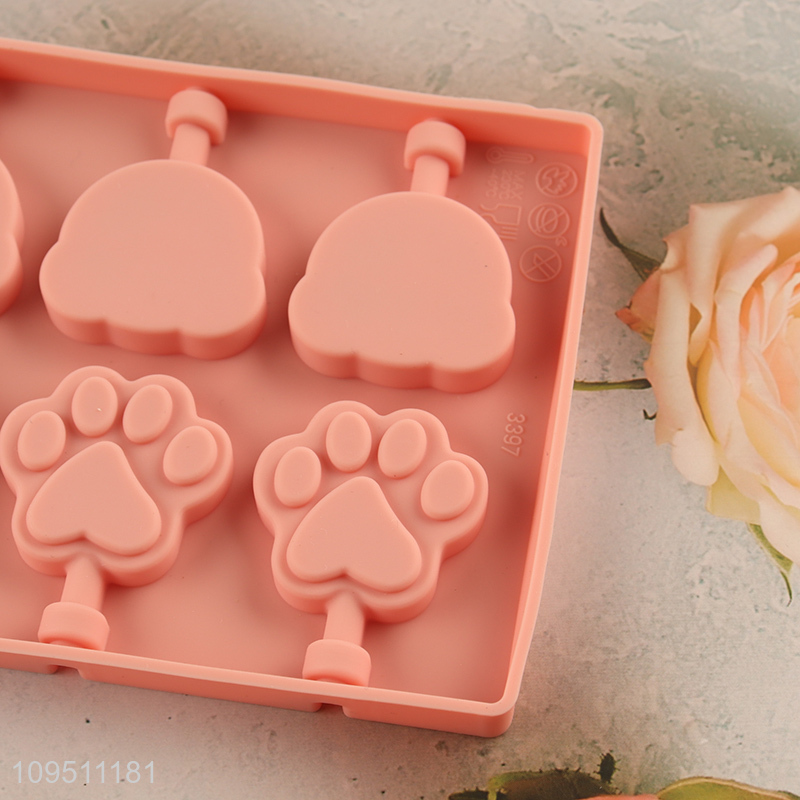 New arrival reusable silicone lollipop mold