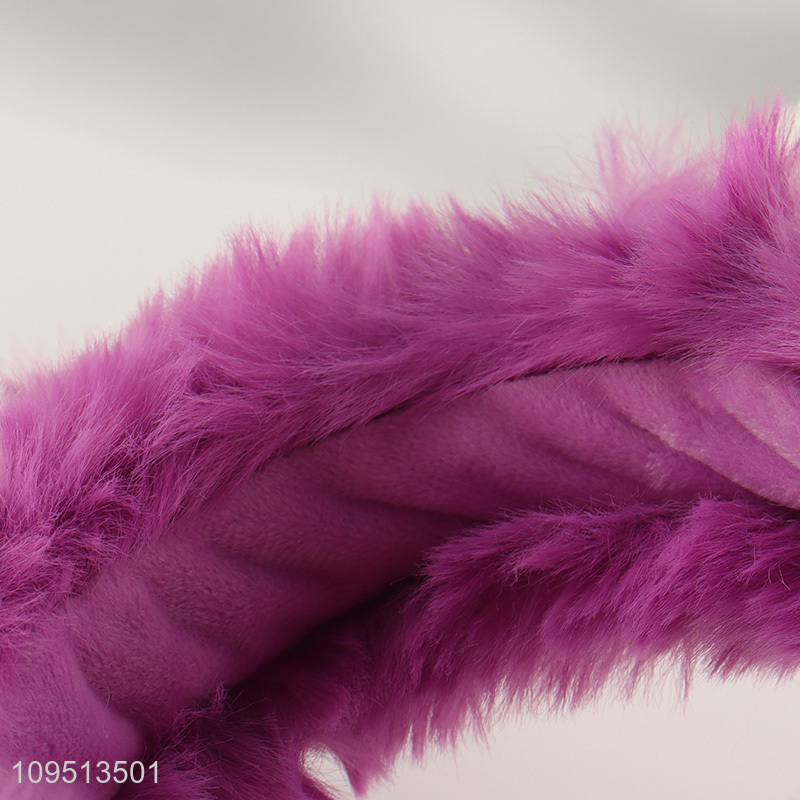 New arrival plush hair hoop hair accessories for sale