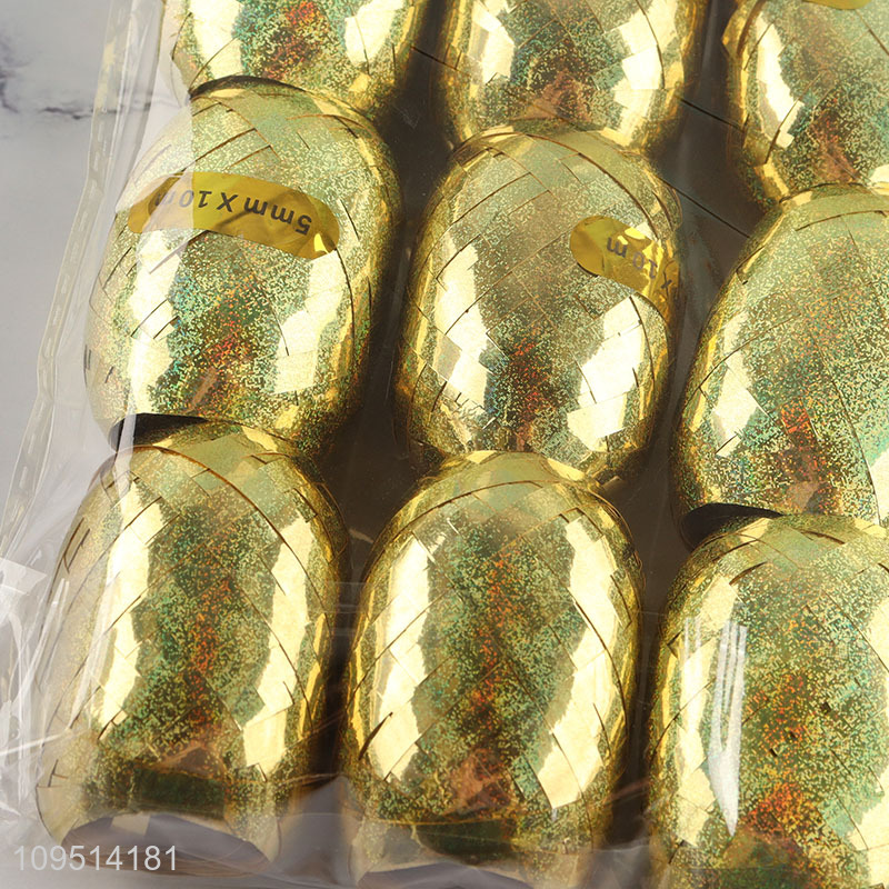 Low price glitter gift wrapping ribbon packaging ribbon