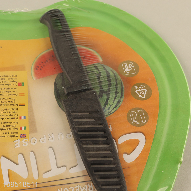 Latest products cutting board chopping blocks with knife