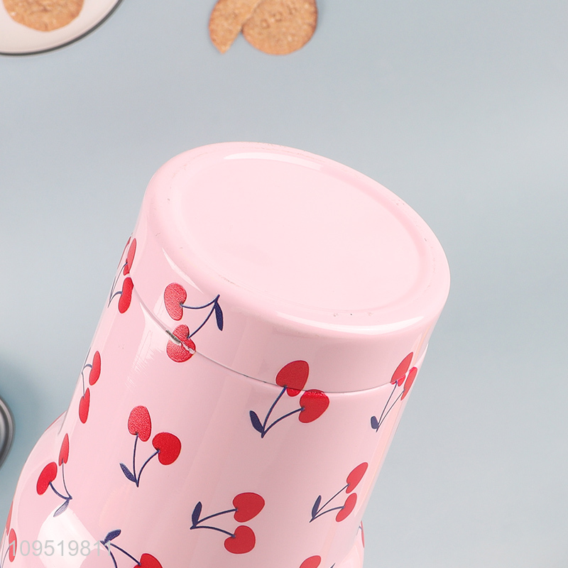 Top selling stainless steel water bottle with straw