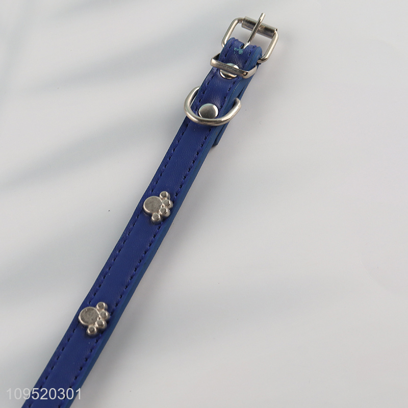Best quality comfortable lightweight pu leather collar