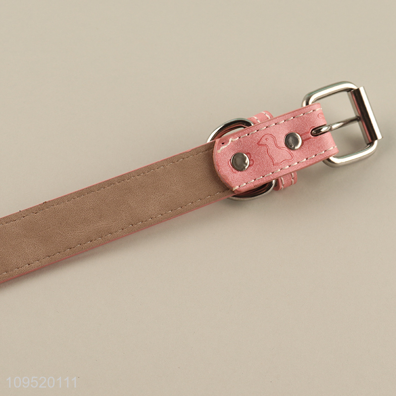 New arrival  adjustable pu collar for pets