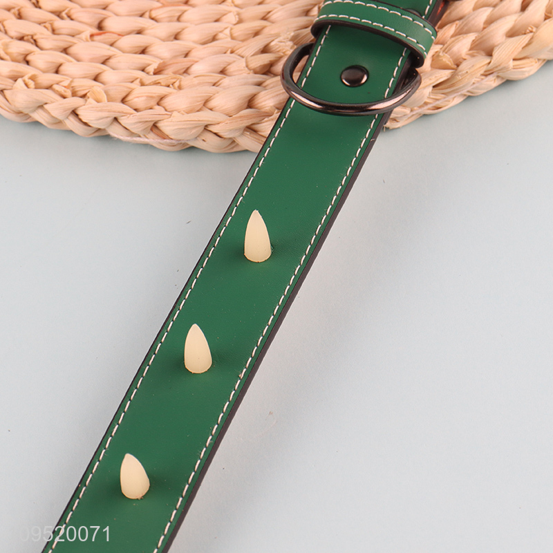 Latest products lightweight pu pet collar for sale